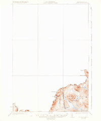 Moose Bog Maine Historical topographic map, 1:62500 scale, 15 X 15 Minute, Year 1931