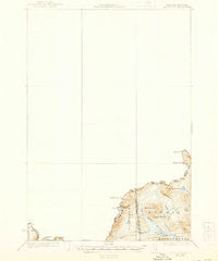Moose Bog Maine Historical topographic map, 1:62500 scale, 15 X 15 Minute, Year 1931
