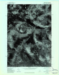 Moose Bog Maine Historical topographic map, 1:24000 scale, 7.5 X 7.5 Minute, Year 1976