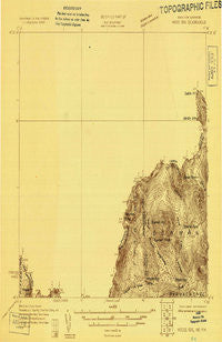 Moose Bog Maine Historical topographic map, 1:48000 scale, 15 X 15 Minute, Year 1927