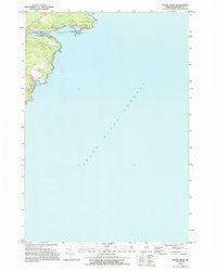 Moose River Maine Historical topographic map, 1:24000 scale, 7.5 X 7.5 Minute, Year 1993