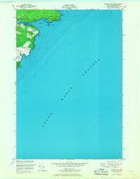 Moose River Maine Historical topographic map, 1:24000 scale, 7.5 X 7.5 Minute, Year 1949