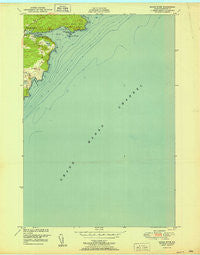 Moose River Maine Historical topographic map, 1:24000 scale, 7.5 X 7.5 Minute, Year 1951