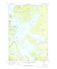 Moosehead Lake Maine Historical topographic map, 1:62500 scale, 15 X 15 Minute, Year 1957