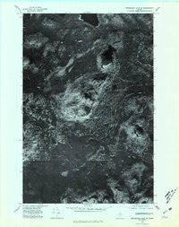 Mooseleuk Lake SE Maine Historical topographic map, 1:24000 scale, 7.5 X 7.5 Minute, Year 1975