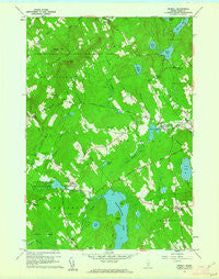Morrill Maine Historical topographic map, 1:24000 scale, 7.5 X 7.5 Minute, Year 1960