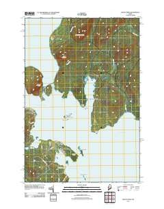 Mount Kineo Maine Historical topographic map, 1:24000 scale, 7.5 X 7.5 Minute, Year 2011