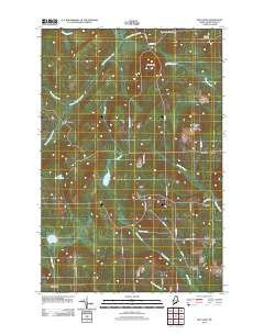 Mud Lake Maine Historical topographic map, 1:24000 scale, 7.5 X 7.5 Minute, Year 2011