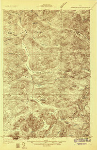 Musquacook Lakes Maine Historical topographic map, 1:48000 scale, 15 X 15 Minute, Year 1932