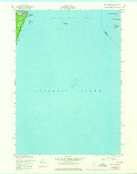 New Harbor Maine Historical topographic map, 1:24000 scale, 7.5 X 7.5 Minute, Year 1955