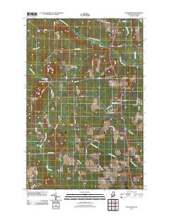 New Sweden Maine Historical topographic map, 1:24000 scale, 7.5 X 7.5 Minute, Year 2011