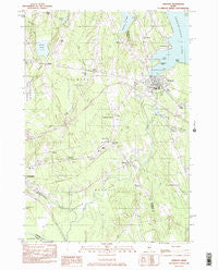 Newport Maine Historical topographic map, 1:24000 scale, 7.5 X 7.5 Minute, Year 1982