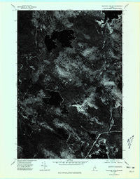 Nicatous Lake SE Maine Historical topographic map, 1:24000 scale, 7.5 X 7.5 Minute, Year 1975