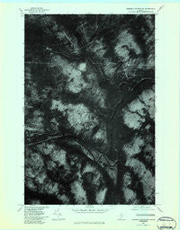 Ninemile Deadwater Maine Historical topographic map, 1:24000 scale, 7.5 X 7.5 Minute, Year 1976