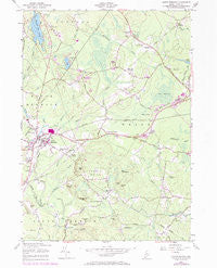 North Berwick Maine Historical topographic map, 1:24000 scale, 7.5 X 7.5 Minute, Year 1956