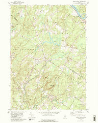 North Pownal Maine Historical topographic map, 1:24000 scale, 7.5 X 7.5 Minute, Year 1979