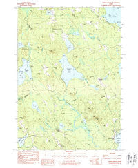 North Sebago Maine Historical topographic map, 1:24000 scale, 7.5 X 7.5 Minute, Year 1983