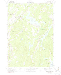 North Whitefied Maine Historical topographic map, 1:24000 scale, 7.5 X 7.5 Minute, Year 1970