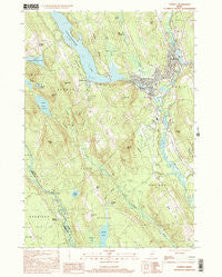 Norway Maine Historical topographic map, 1:24000 scale, 7.5 X 7.5 Minute, Year 2000