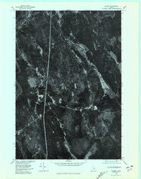 Olamon Maine Historical topographic map, 1:24000 scale, 7.5 X 7.5 Minute, Year 1975