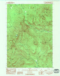 Old Speck Mountain Maine Historical topographic map, 1:24000 scale, 7.5 X 7.5 Minute, Year 1984