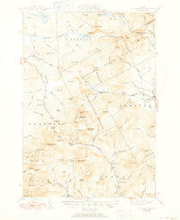 Old Speck Mtn Maine Historical topographic map, 1:62500 scale, 15 X 15 Minute, Year 1945