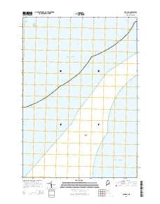 Old Man Maine Current topographic map, 1:24000 scale, 7.5 X 7.5 Minute, Year 2014