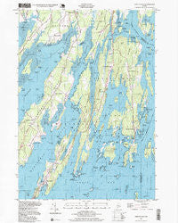 Orrs Island Maine Historical topographic map, 1:24000 scale, 7.5 X 7.5 Minute, Year 1997