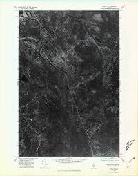 Oxbow NE Maine Historical topographic map, 1:24000 scale, 7.5 X 7.5 Minute, Year 1975