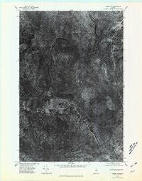 Oxbow NW Maine Historical topographic map, 1:24000 scale, 7.5 X 7.5 Minute, Year 1975