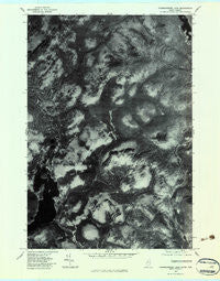 Parmachenee Lake Maine Historical topographic map, 1:24000 scale, 7.5 X 7.5 Minute, Year 1977