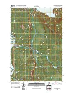 Passadumkeag Maine Historical topographic map, 1:24000 scale, 7.5 X 7.5 Minute, Year 2011