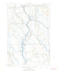 Passadumkeag Maine Historical topographic map, 1:62500 scale, 15 X 15 Minute, Year 1917