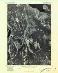 Passadumkeag Maine Historical topographic map, 1:24000 scale, 7.5 X 7.5 Minute, Year 1975