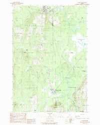 Patten Maine Historical topographic map, 1:24000 scale, 7.5 X 7.5 Minute, Year 1989