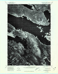 Pemadumcook Lake Maine Historical topographic map, 1:24000 scale, 7.5 X 7.5 Minute, Year 1978