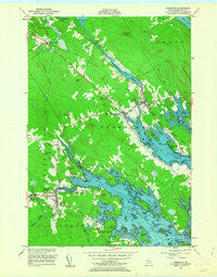 Pembroke Maine Historical topographic map, 1:24000 scale, 7.5 X 7.5 Minute, Year 1949