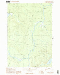 Penobscot Farm Maine Historical topographic map, 1:24000 scale, 7.5 X 7.5 Minute, Year 1989