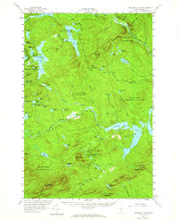 Penobscot Lake Maine Historical topographic map, 1:62500 scale, 15 X 15 Minute, Year 1956