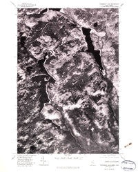 Penobscot Lake Maine Historical topographic map, 1:24000 scale, 7.5 X 7.5 Minute, Year 1977