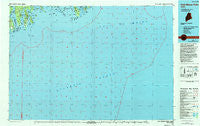 Petit Manan Point Maine Historical topographic map, 1:100000 scale, 30 X 60 Minute, Year 1986