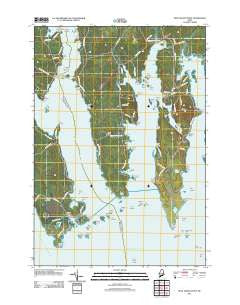 Petit Manan Point Maine Historical topographic map, 1:24000 scale, 7.5 X 7.5 Minute, Year 2011