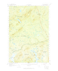 Pierce Pond Maine Historical topographic map, 1:62500 scale, 15 X 15 Minute, Year 1958