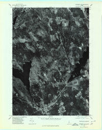 Pittsfield NW Maine Historical topographic map, 1:24000 scale, 7.5 X 7.5 Minute, Year 1975