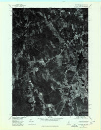 Pittsfield SW Maine Historical topographic map, 1:24000 scale, 7.5 X 7.5 Minute, Year 1975