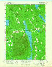 Pleasant Mtn Maine Historical topographic map, 1:24000 scale, 7.5 X 7.5 Minute, Year 1963