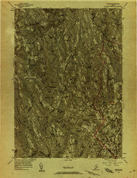 Poland Maine Historical topographic map, 1:48000 scale, 15 X 15 Minute, Year 1956