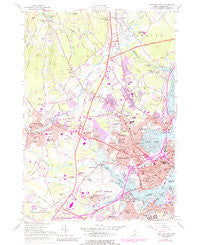 Portland West Maine Historical topographic map, 1:24000 scale, 7.5 X 7.5 Minute, Year 1956