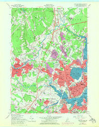 Portland West Maine Historical topographic map, 1:24000 scale, 7.5 X 7.5 Minute, Year 1956