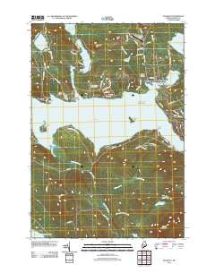 Rangeley Maine Historical topographic map, 1:24000 scale, 7.5 X 7.5 Minute, Year 2011